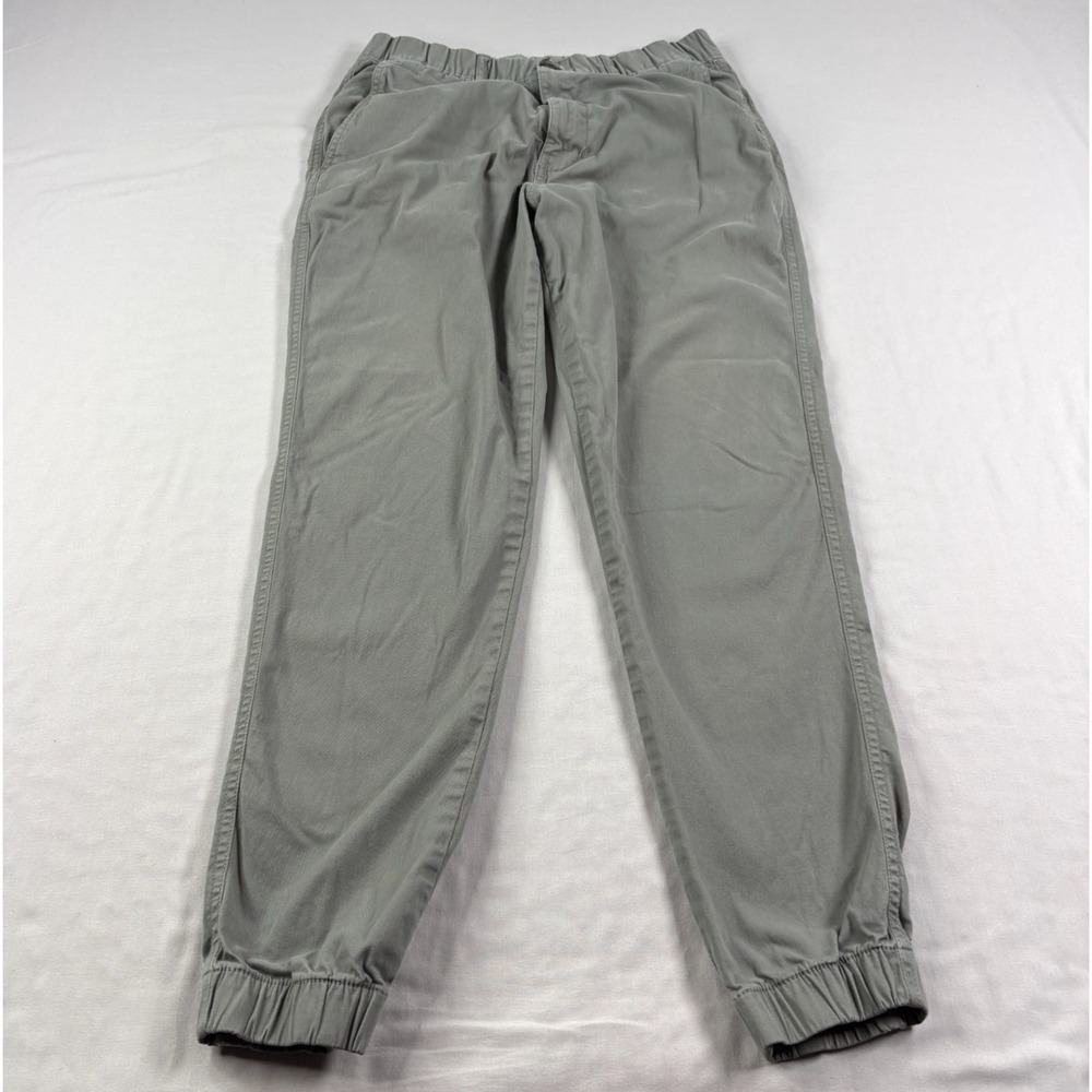 Bear Bottom Pants Mens Medium Gray Jogger Stretch Casual‎ Chino Elastic Waist
